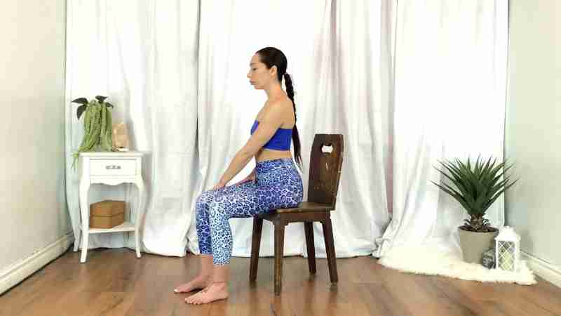 Chair Yoga For Tension Relief | Yoga For Overall Health, Video Screenshot, tags: und - Youtube